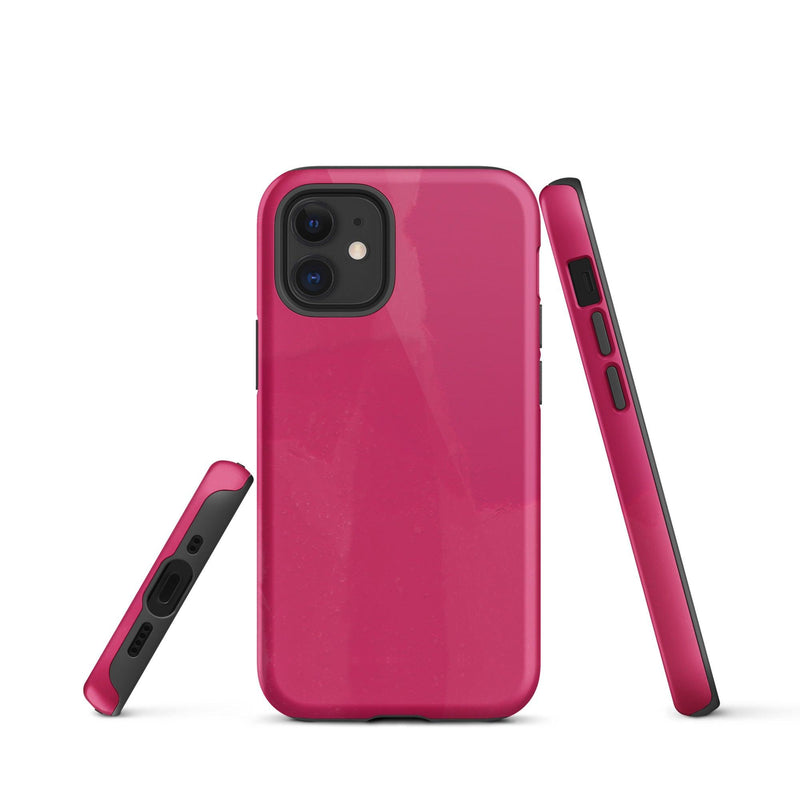 Load image into Gallery viewer, Berry Red Pink Creative Colorful Hardshell iPhone Case Double Layer Impact Resistant Tough 3D Wrap CREATIVETECH