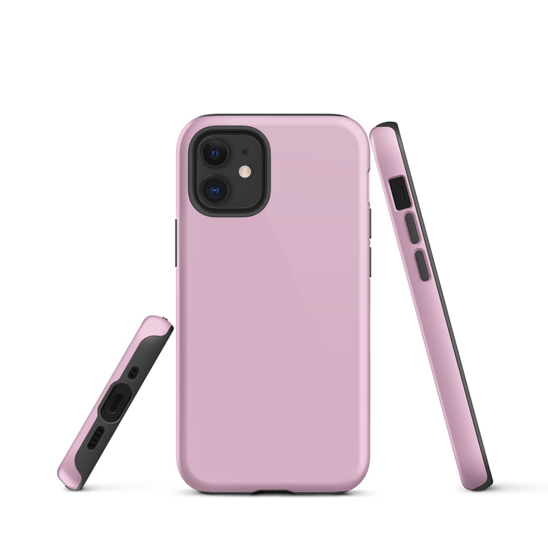 Load image into Gallery viewer, Twilight Pink iPhone Case Hardshell 3D Wrap Thermal Plain Color CREATIVETECH
