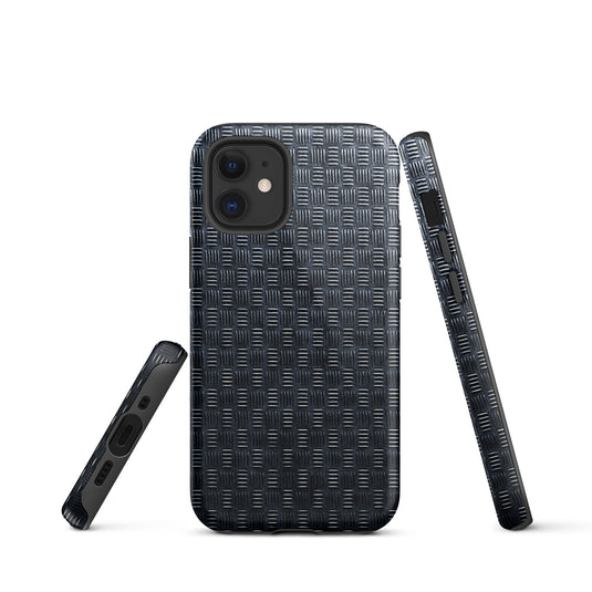 Subway Dark Metal iPhone Case Hardshell 3D Wrap Thermal Plain Color CREATIVETECH