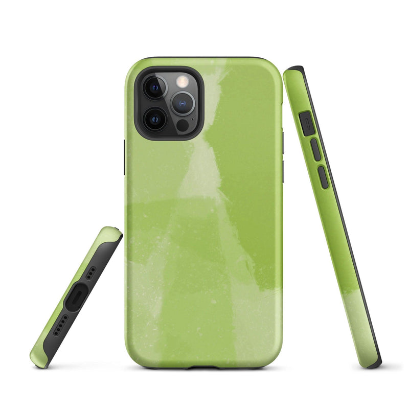 Load image into Gallery viewer, Creative Paint Green Colorful Hardshell iPhone Case Double Layer Impact Resistant Tough 3D Wrap CREATIVETECH
