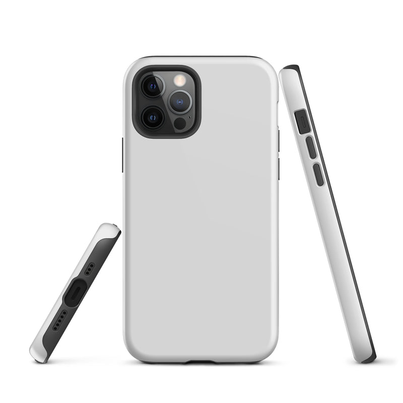 Load image into Gallery viewer, Whisper Grey iPhone Case Hardshell 3D Wrap Thermal Plain Color CREATIVETECH