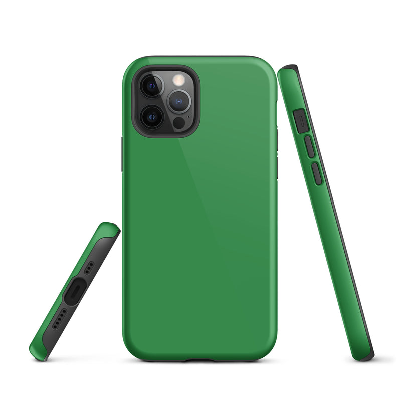 Load image into Gallery viewer, Sea Green iPhone Case Hardshell 3D Wrap Thermal Plain Color CREATIVETECH