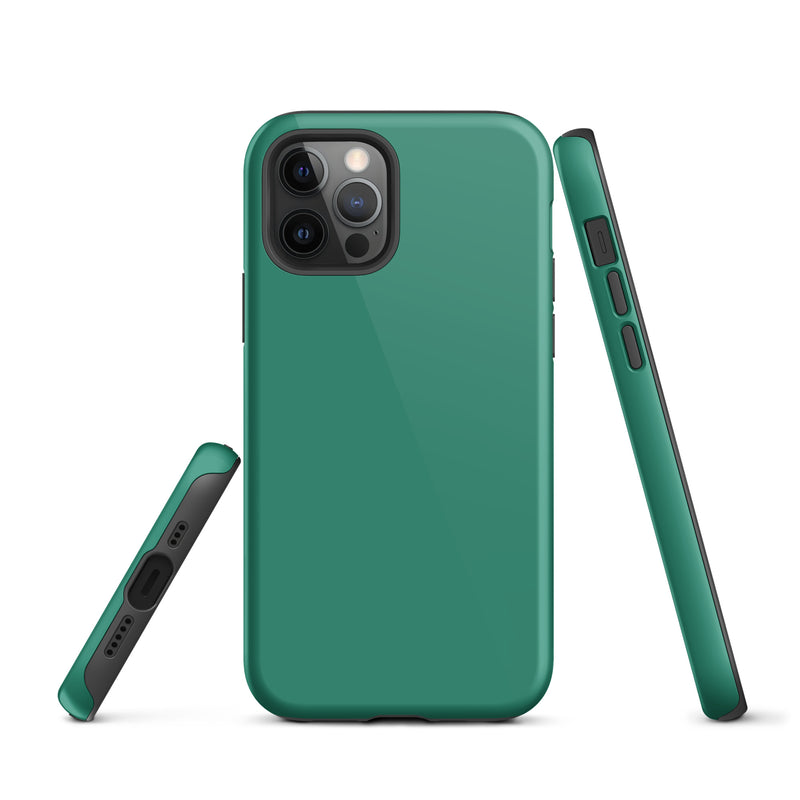 Load image into Gallery viewer, Elf Green iPhone Case Hardshell 3D Wrap Thermal Plain Color CREATIVETECH