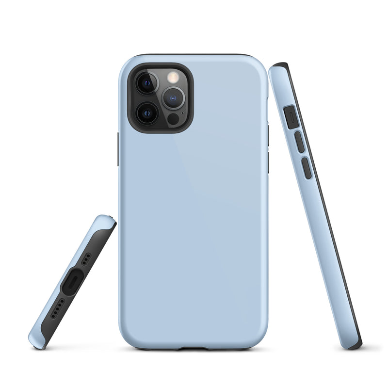 Load image into Gallery viewer, Pattens Blue iPhone Case Hardshell 3D Wrap Thermal Plain Color CREATIVETECH