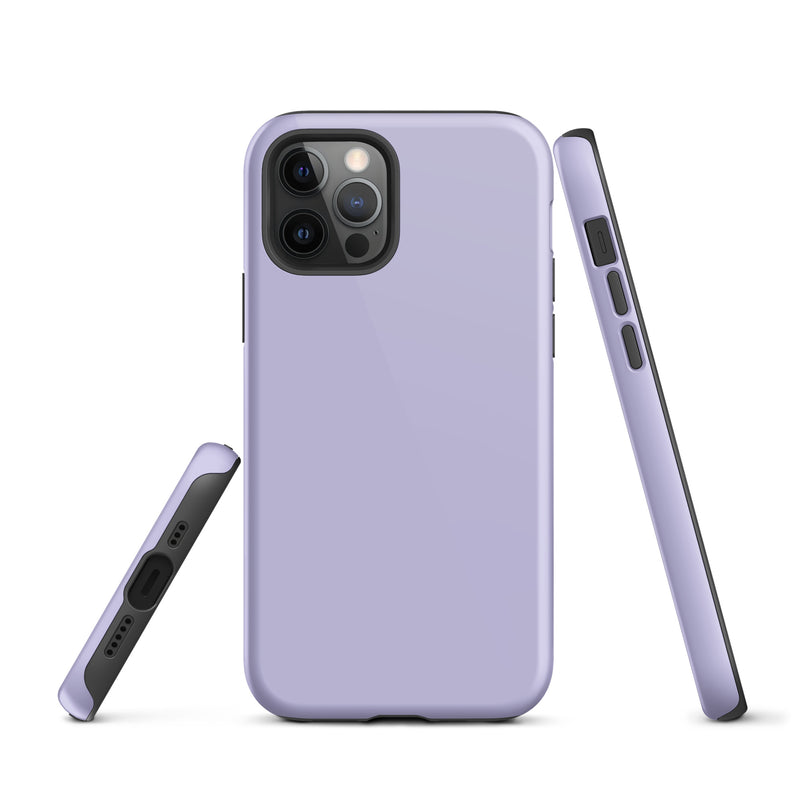 Load image into Gallery viewer, Melrose Purple iPhone Case Hardshell 3D Wrap Thermal Plain Color CREATIVETECH