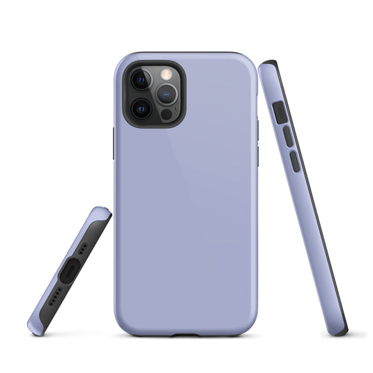 Perano Purple iPhone Case Hardshell 3D Wrap Thermal Plain Color CREATIVETECH