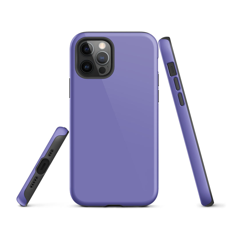 Load image into Gallery viewer, Moody Blue iPhone Case Hardshell 3D Wrap Thermal Plain Color CREATIVETECH