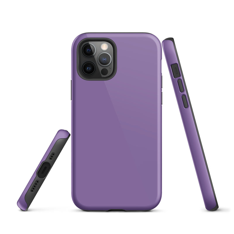 Load image into Gallery viewer, Ce Soir Violet iPhone Case Hardshell 3D Wrap Thermal Plain Color CREATIVETECH
