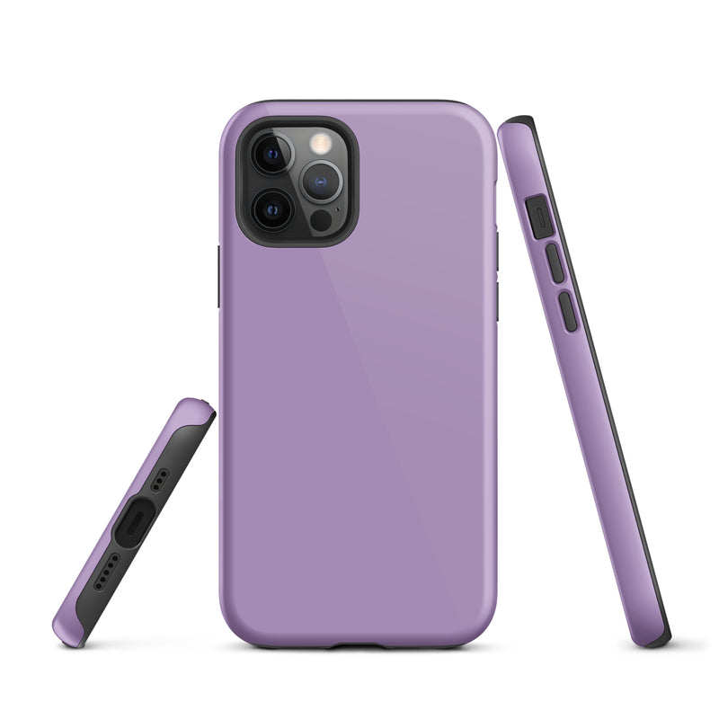 Load image into Gallery viewer, East Side Violet Blue iPhone Case Hardshell 3D Wrap Thermal Plain Color CREATIVETECH