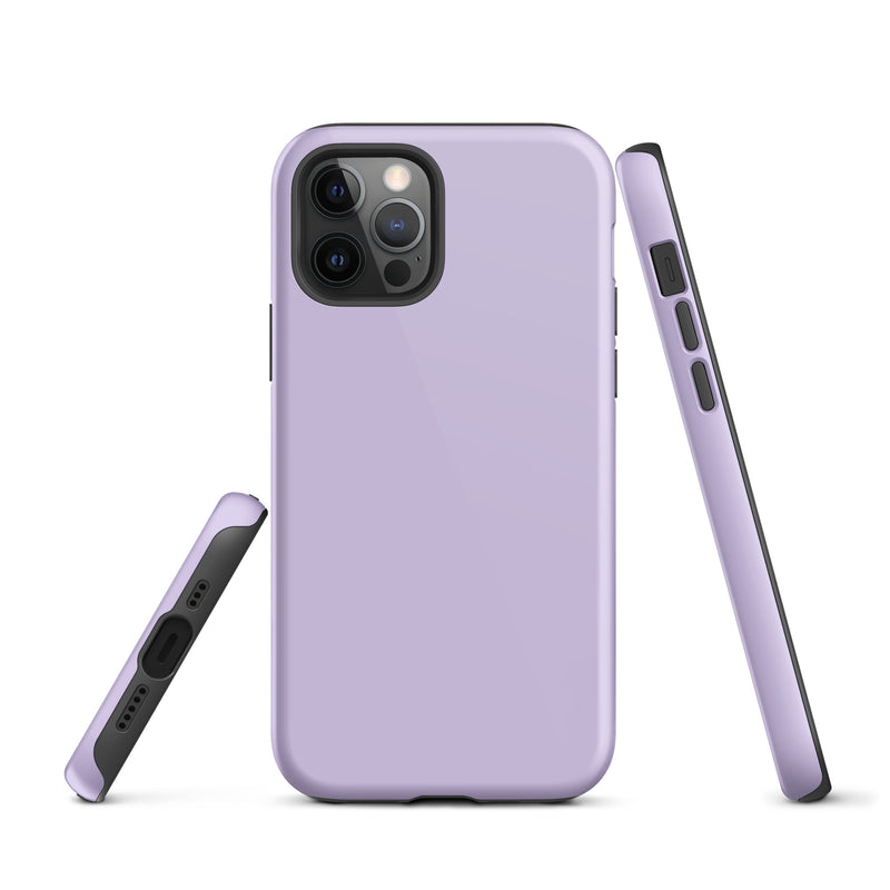 Load image into Gallery viewer, Fog Violet iPhone Case Hardshell 3D Wrap Thermal Plain Color CREATIVETECH