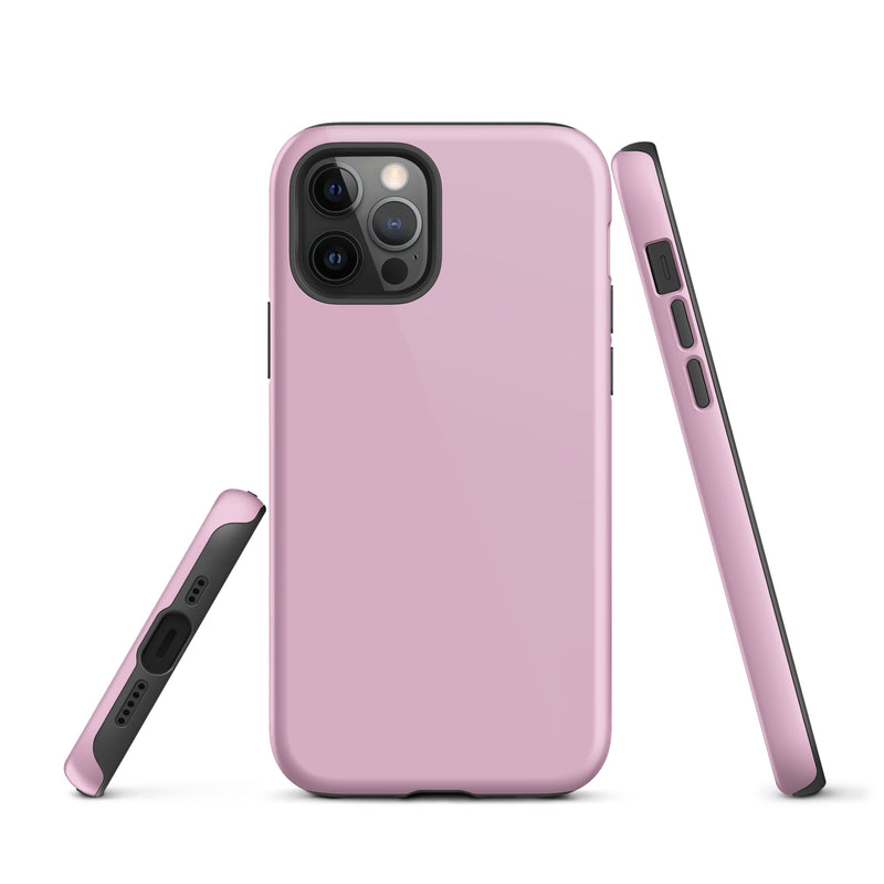 Load image into Gallery viewer, Twilight Pink iPhone Case Hardshell 3D Wrap Thermal Plain Color CREATIVETECH