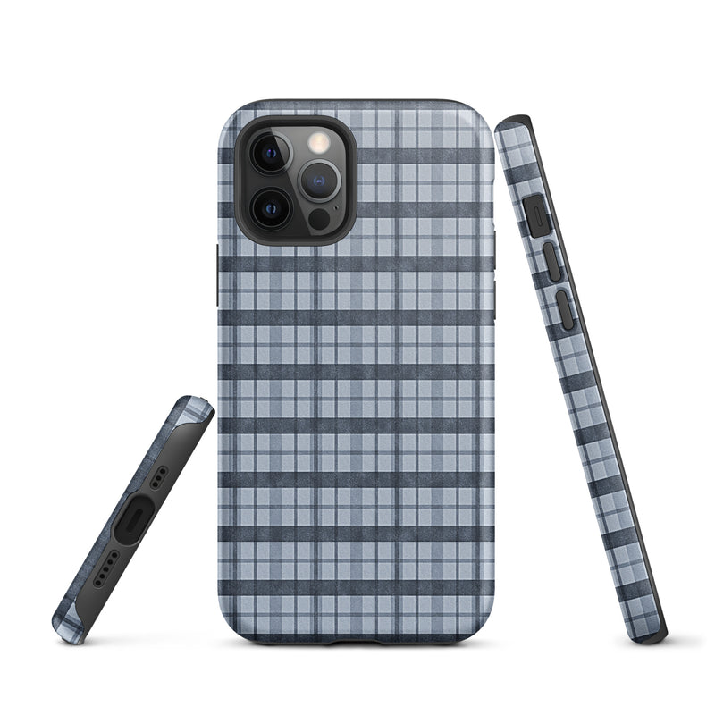 Load image into Gallery viewer, Burberry Blue iPhone Case Hardshell 3D Wrap Thermal CREATIVETECH
