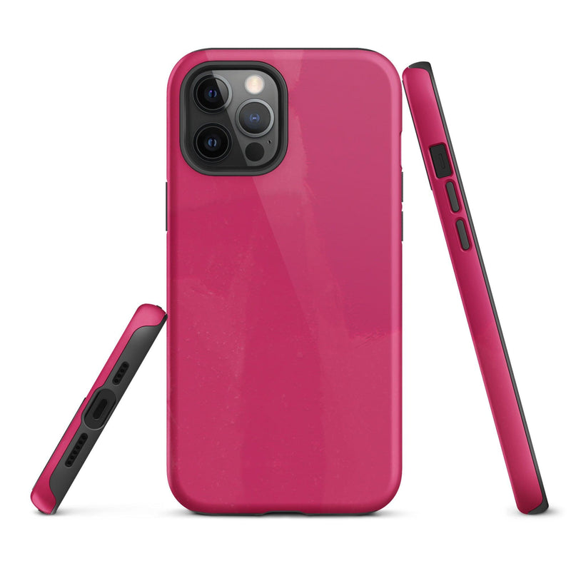 Load image into Gallery viewer, Berry Red Pink Creative Colorful Hardshell iPhone Case Double Layer Impact Resistant Tough 3D Wrap CREATIVETECH
