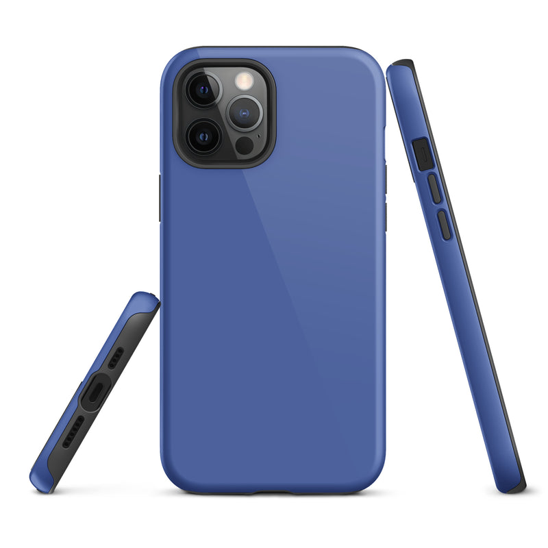 Load image into Gallery viewer, Mariner Blue iPhone Case Hardshell 3D Wrap Thermal Plain Color CREATIVETECH