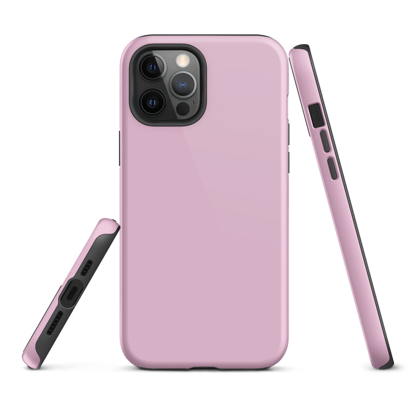 Load image into Gallery viewer, Twilight Pink iPhone Case Hardshell 3D Wrap Thermal Plain Color CREATIVETECH