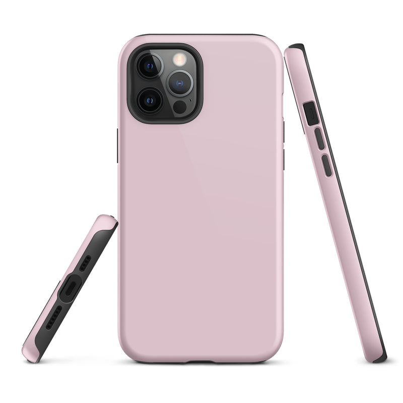 Load image into Gallery viewer, Lace Pink iPhone Case Hardshell 3D Wrap Thermal Plain Color CREATIVETECH