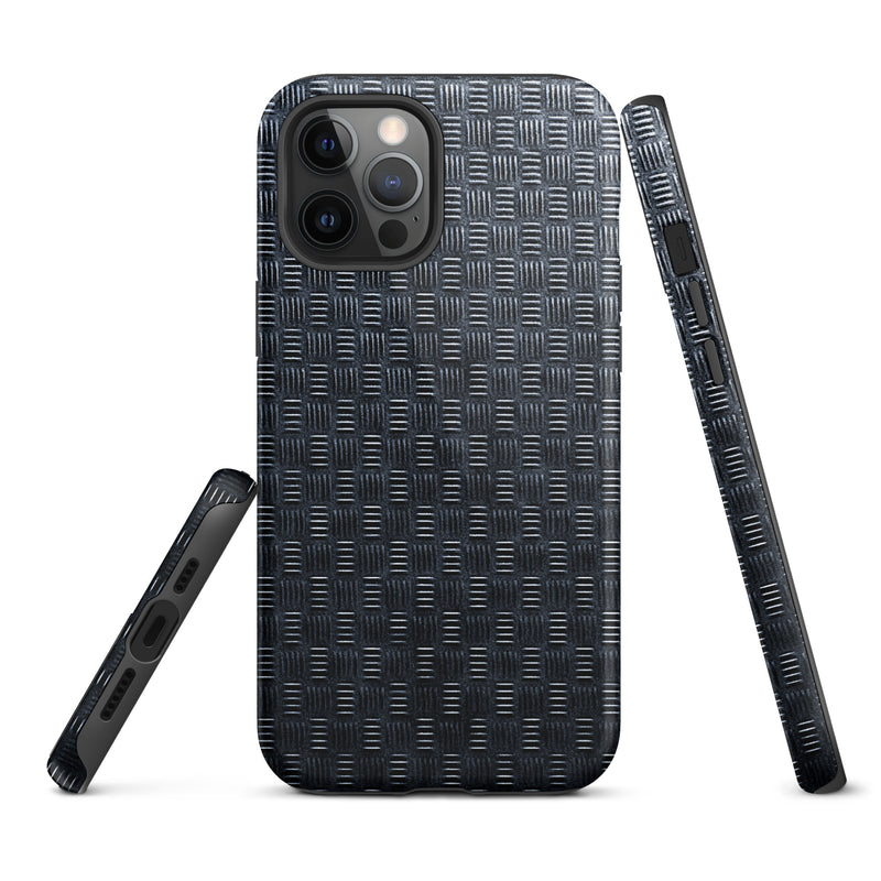 Load image into Gallery viewer, Subway Dark Metal iPhone Case Hardshell 3D Wrap Thermal Plain Color CREATIVETECH
