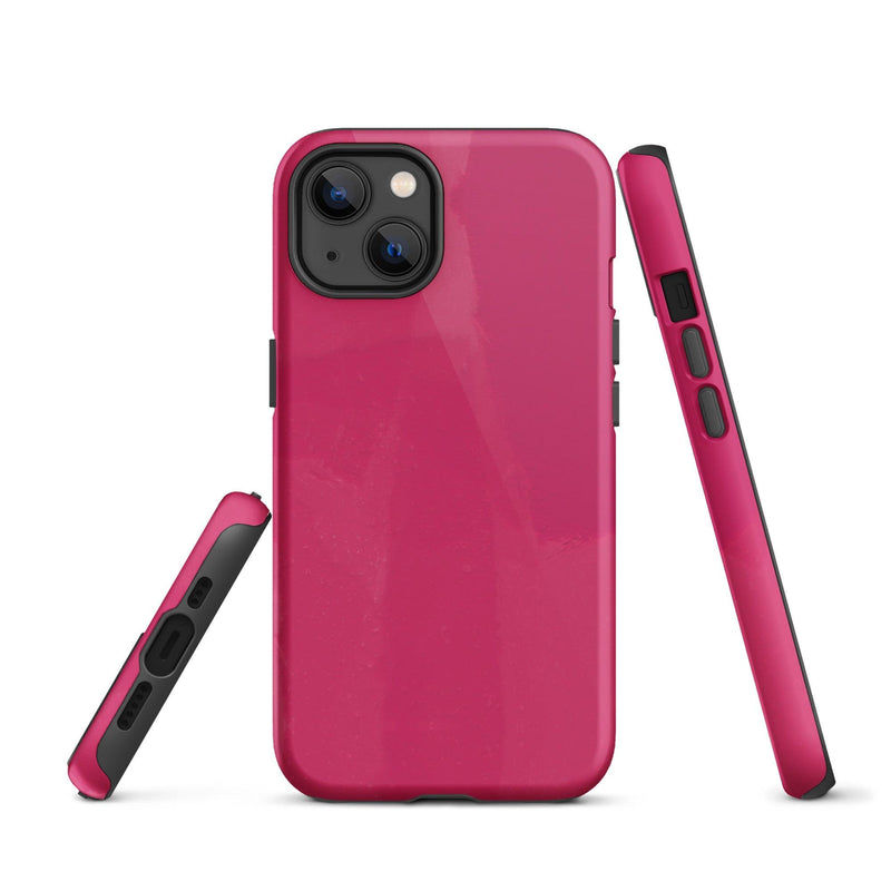 Load image into Gallery viewer, Berry Red Pink Creative Colorful Hardshell iPhone Case Double Layer Impact Resistant Tough 3D Wrap CREATIVETECH