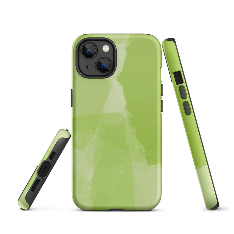 Load image into Gallery viewer, Creative Paint Green Colorful Hardshell iPhone Case Double Layer Impact Resistant Tough 3D Wrap CREATIVETECH
