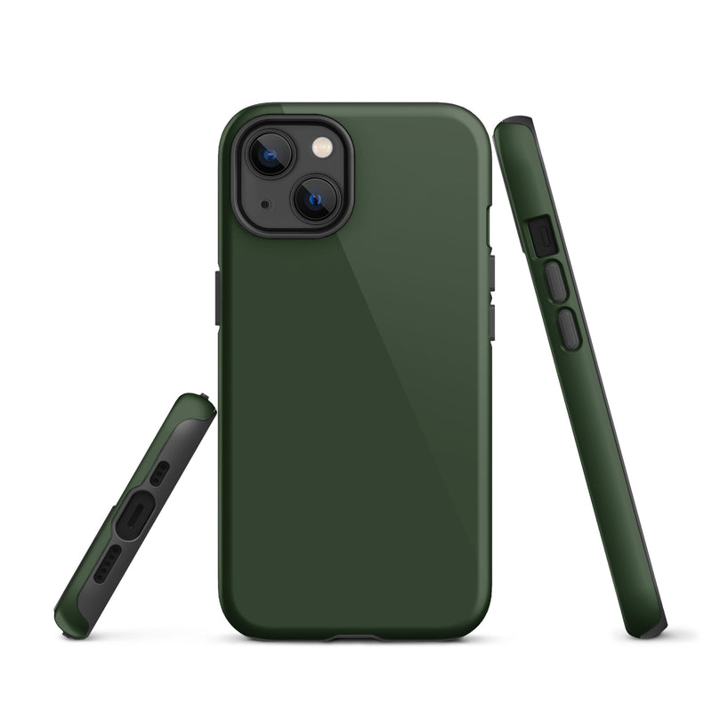 Load image into Gallery viewer, Sage Green iPhone Case Hardshell 3D Wrap Thermal Plain Color CREATIVETECH