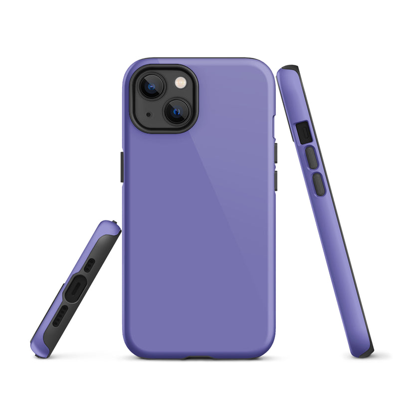 Load image into Gallery viewer, Moody Blue iPhone Case Hardshell 3D Wrap Thermal Plain Color CREATIVETECH