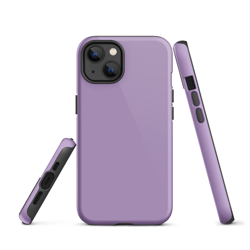 Load image into Gallery viewer, East Side Violet Blue iPhone Case Hardshell 3D Wrap Thermal Plain Color CREATIVETECH