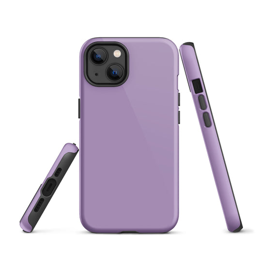East Side Violet Blue iPhone Case Hardshell 3D Wrap Thermal Plain Color CREATIVETECH