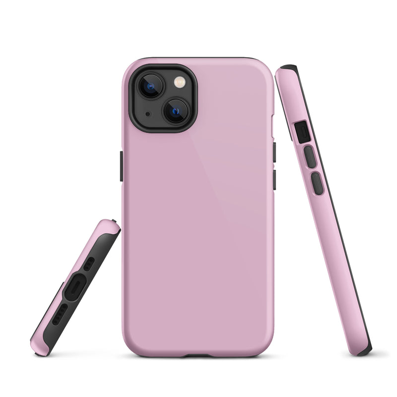 Load image into Gallery viewer, Twilight Pink iPhone Case Hardshell 3D Wrap Thermal Plain Color CREATIVETECH
