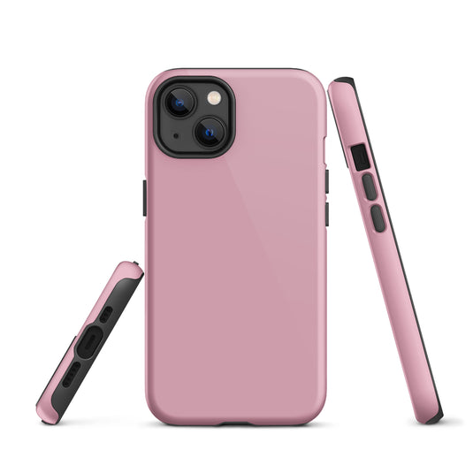 Melanie Pink iPhone Case Hardshell 3D Wrap Thermal Plain Color CREATIVETECH