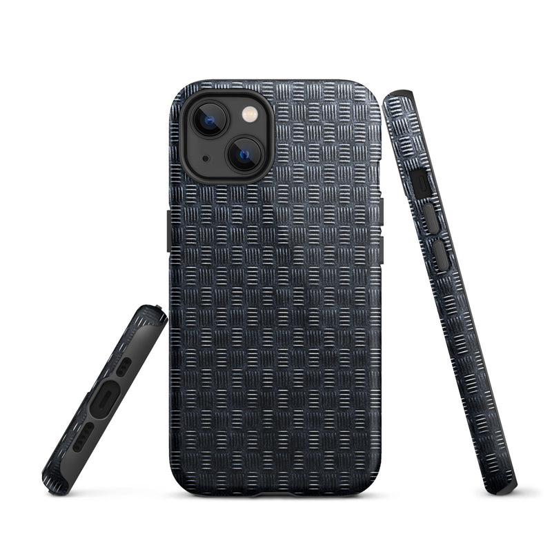 Load image into Gallery viewer, Subway Dark Metal iPhone Case Hardshell 3D Wrap Thermal Plain Color CREATIVETECH