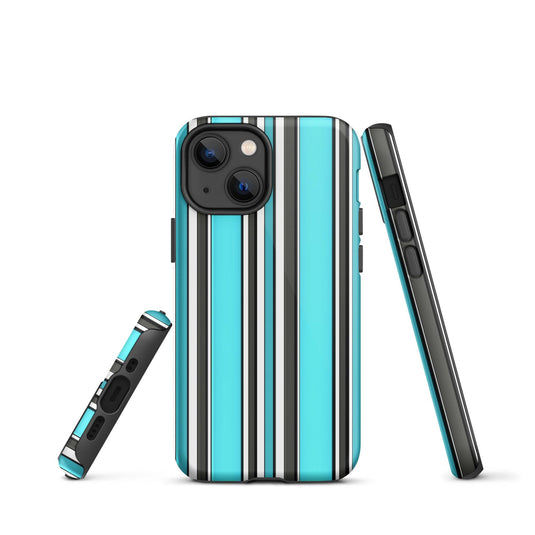 Colorful White Black Blue iPhone Case Double Layer Impact Resistant Tough 3D Wrap Matte or Glossy Finish CREATIVETECH