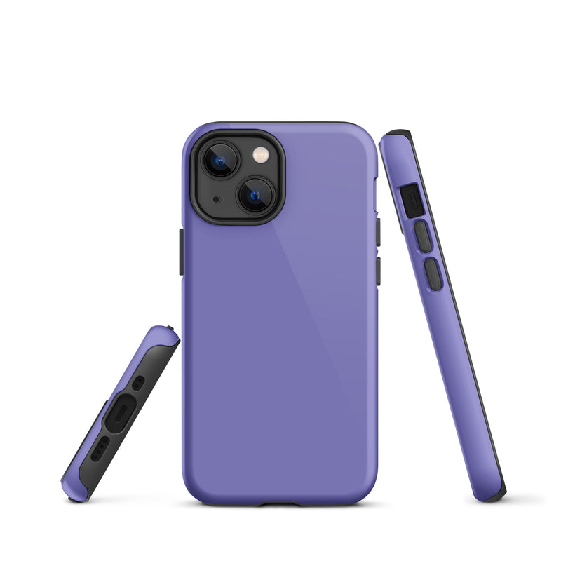Load image into Gallery viewer, Moody Blue iPhone Case Hardshell 3D Wrap Thermal Plain Color CREATIVETECH