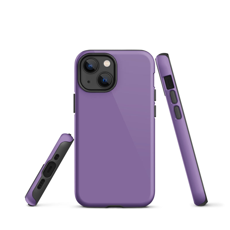 Load image into Gallery viewer, Ce Soir Violet iPhone Case Hardshell 3D Wrap Thermal Plain Color CREATIVETECH
