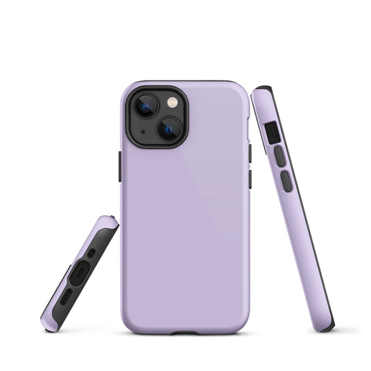 Fog Violet iPhone Case Hardshell 3D Wrap Thermal Plain Color CREATIVETECH