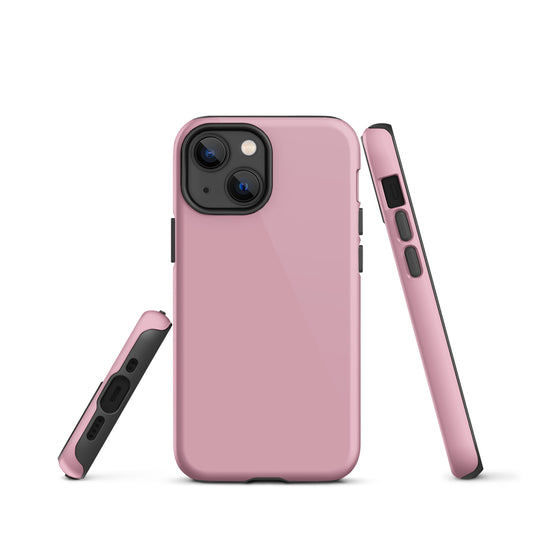 Melanie Pink iPhone Case Hardshell 3D Wrap Thermal Plain Color CREATIVETECH