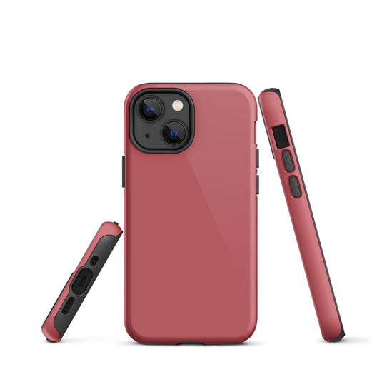 Mandy Red iPhone Case Hardshell 3D Wrap Thermal Plain Color CREATIVETECH