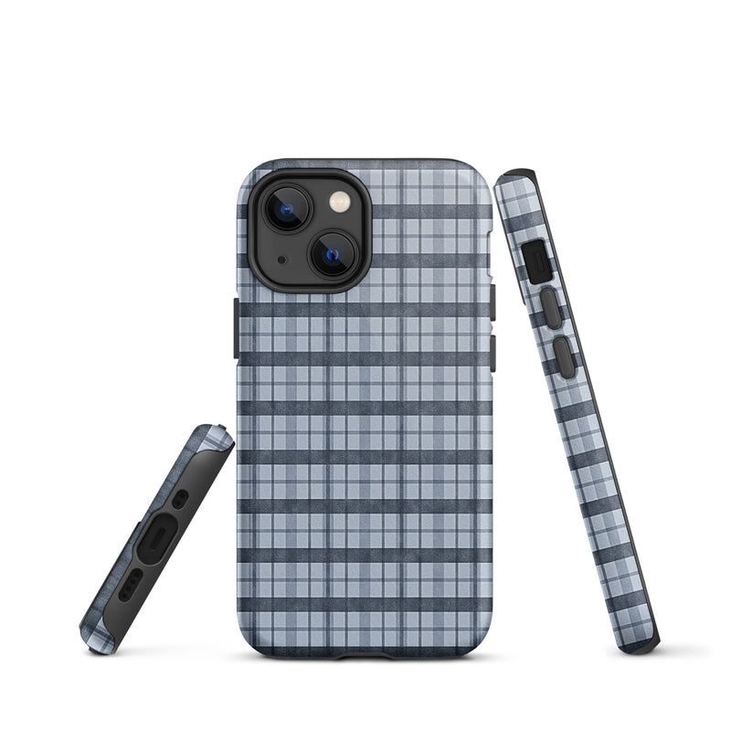 Load image into Gallery viewer, Burberry Blue iPhone Case Hardshell 3D Wrap Thermal CREATIVETECH
