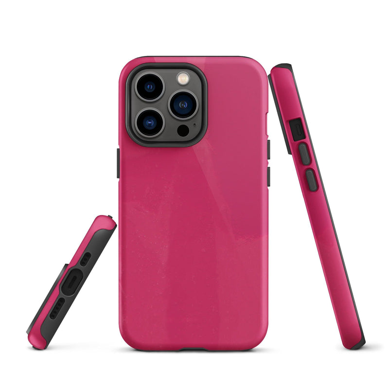 Load image into Gallery viewer, Berry Red Pink Creative Colorful Hardshell iPhone Case Double Layer Impact Resistant Tough 3D Wrap CREATIVETECH
