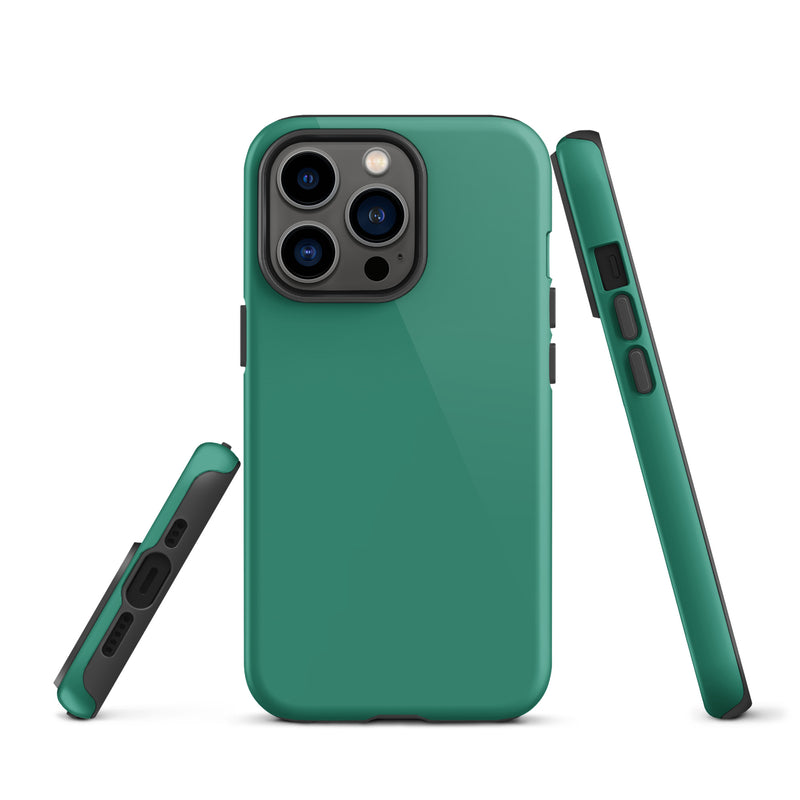 Load image into Gallery viewer, Elf Green iPhone Case Hardshell 3D Wrap Thermal Plain Color CREATIVETECH