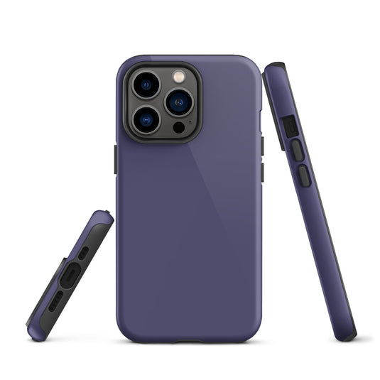 Corn Flower Blue iPhone Case Hardshell 3D Wrap Thermal Plain Color CREATIVETECH