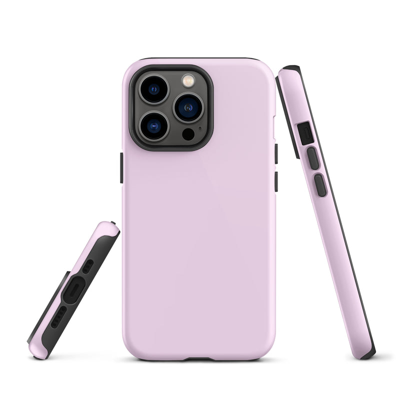 Load image into Gallery viewer, Selago Pink iPhone Case Hardshell 3D Wrap Thermal Plain Color CREATIVETECH
