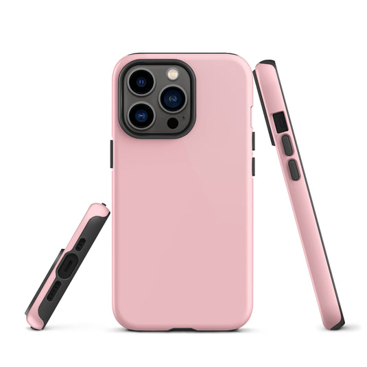 Pink iPhone Case Hardshell 3D Wrap Thermal Plain Color CREATIVETECH