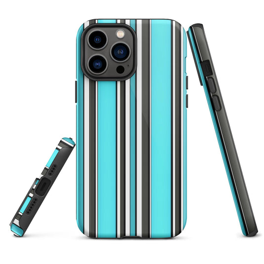 Colorful White Black Blue iPhone Case Double Layer Impact Resistant Tough 3D Wrap Matte or Glossy Finish CREATIVETECH