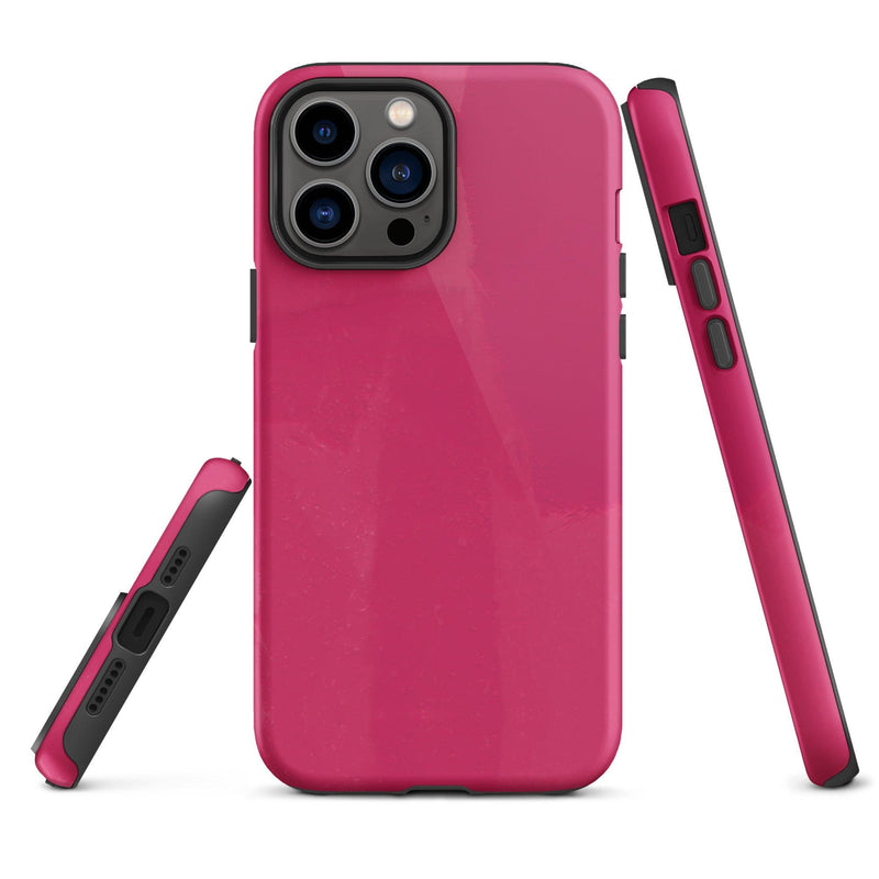 Load image into Gallery viewer, Berry Red Pink Creative Colorful Hardshell iPhone Case Double Layer Impact Resistant Tough 3D Wrap CREATIVETECH