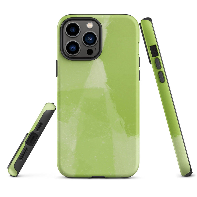 Load image into Gallery viewer, Creative Paint Green Colorful Hardshell iPhone Case Double Layer Impact Resistant Tough 3D Wrap CREATIVETECH
