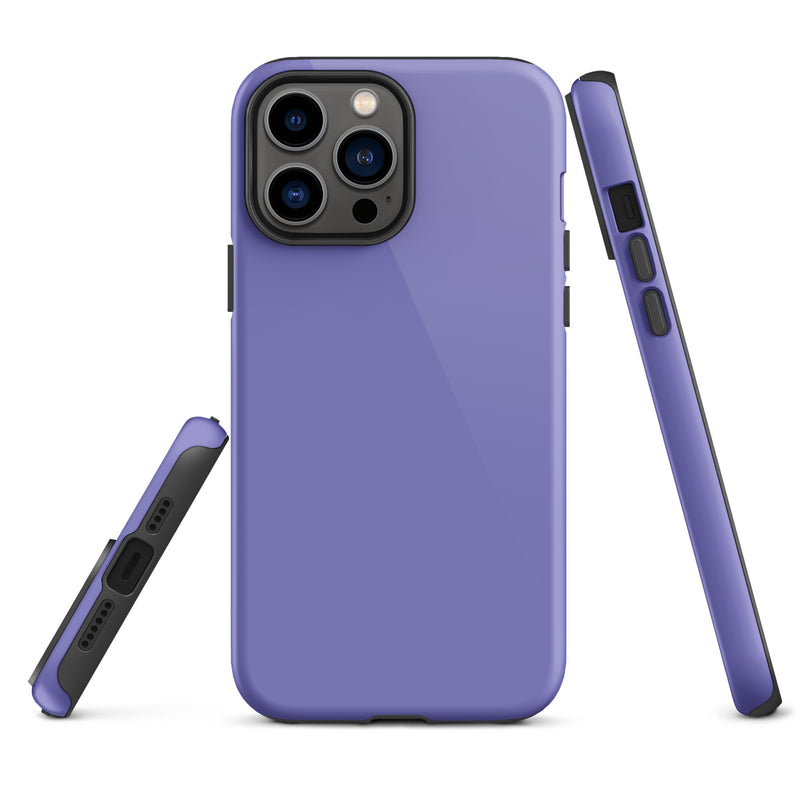 Load image into Gallery viewer, Moody Blue iPhone Case Hardshell 3D Wrap Thermal Plain Color CREATIVETECH