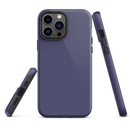 Corn Flower Blue iPhone Case Hardshell 3D Wrap Thermal Plain Color CREATIVETECH