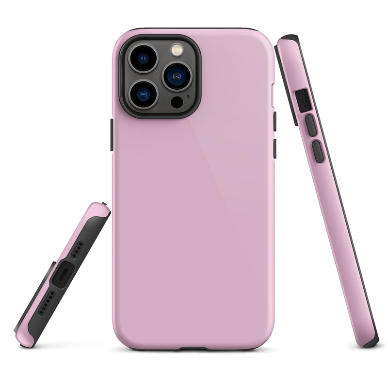 Load image into Gallery viewer, Twilight Pink iPhone Case Hardshell 3D Wrap Thermal Plain Color CREATIVETECH