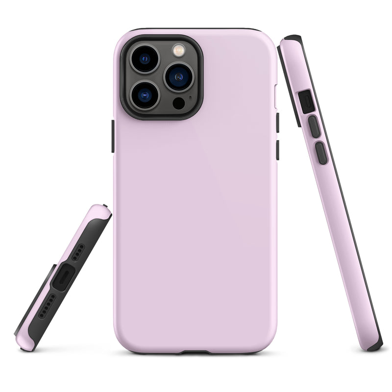 Load image into Gallery viewer, Selago Pink iPhone Case Hardshell 3D Wrap Thermal Plain Color CREATIVETECH