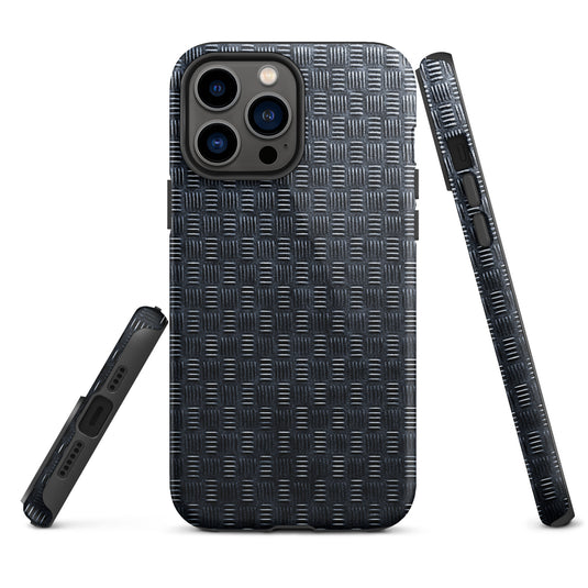Subway Dark Metal iPhone Case Hardshell 3D Wrap Thermal Plain Color CREATIVETECH